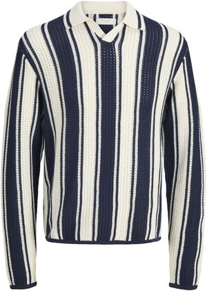 JORUPSTATE KNIT STRIPE POLO