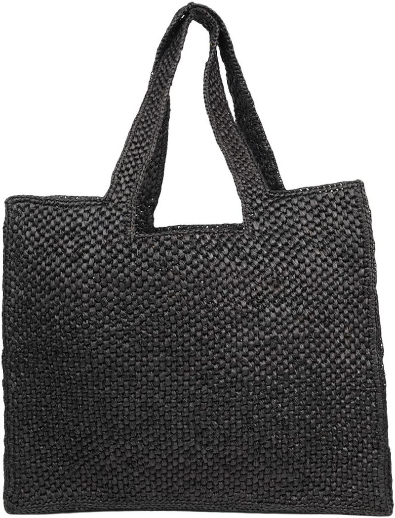 Rivabella - Large - Woven Handbag With Leather Handle