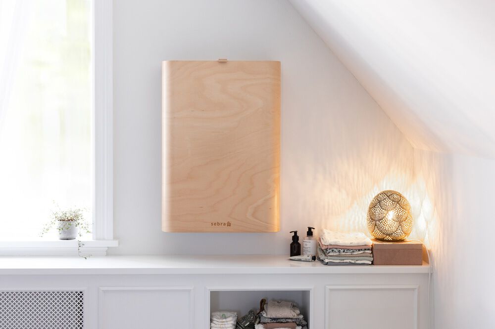 Sebra V&aelig;gh&aelig;ngt puslebord, Wooden Edition