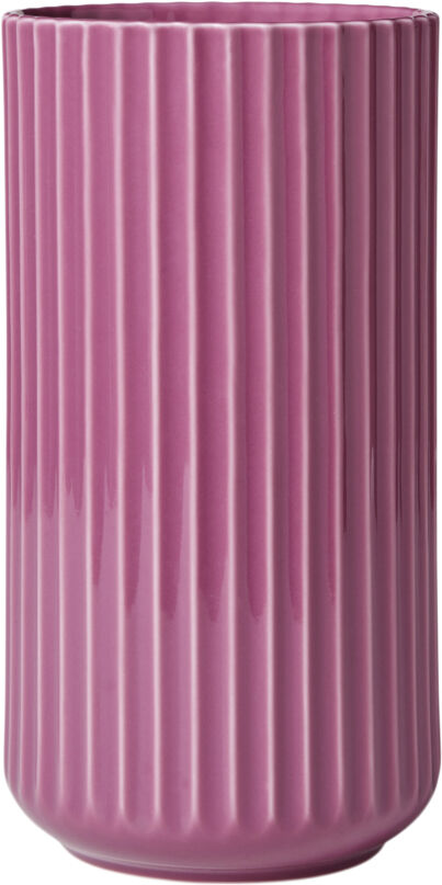 Lyngby Vase H20. 5 cm lilla porcel&aelig;n