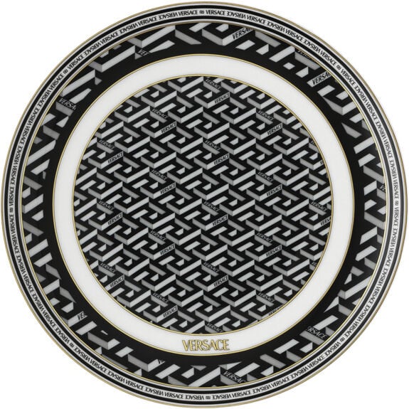 Plate 17cm, Signature Black, La Greca