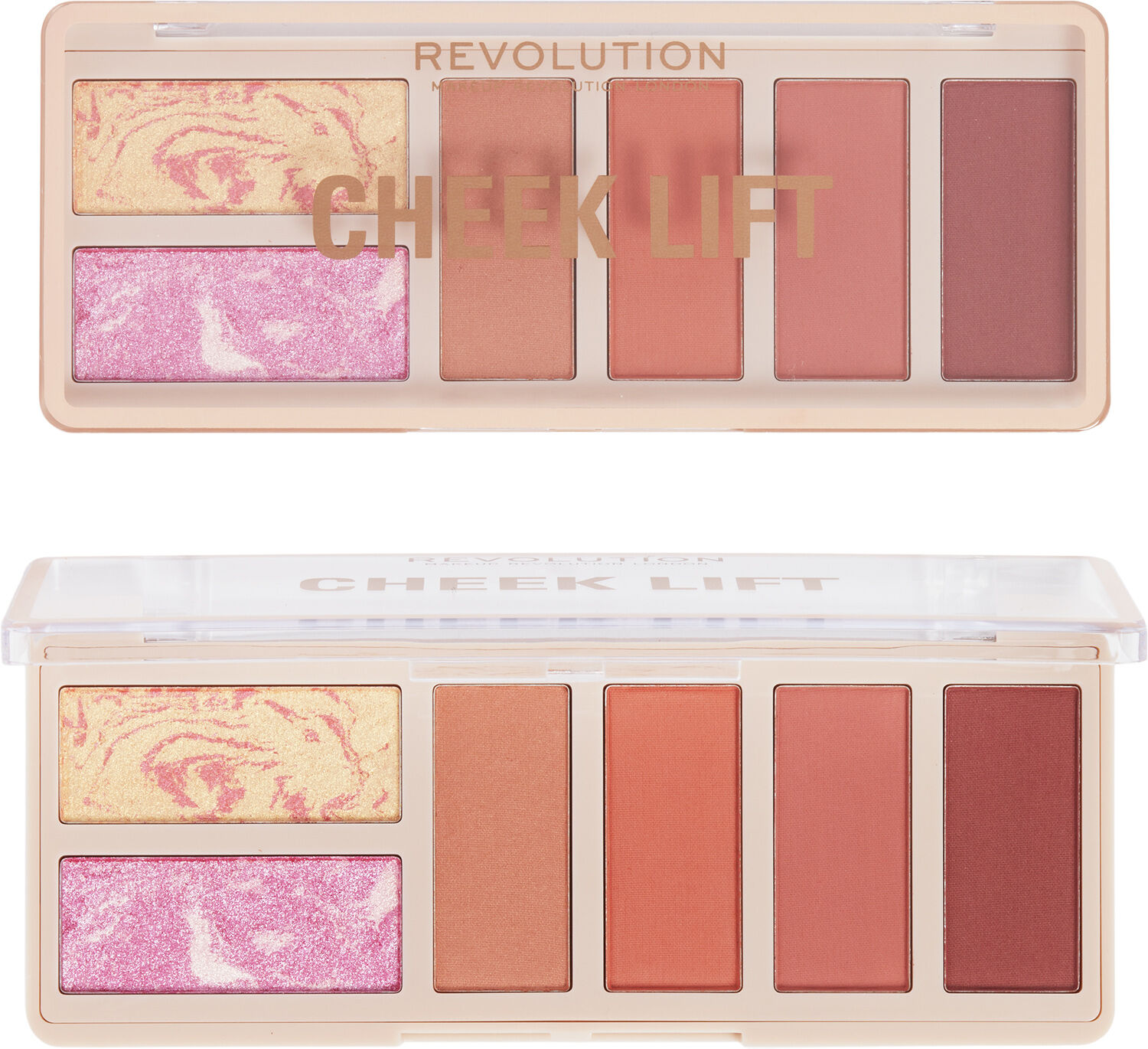 Revolution Blush Lift Palette Coral Dreaming