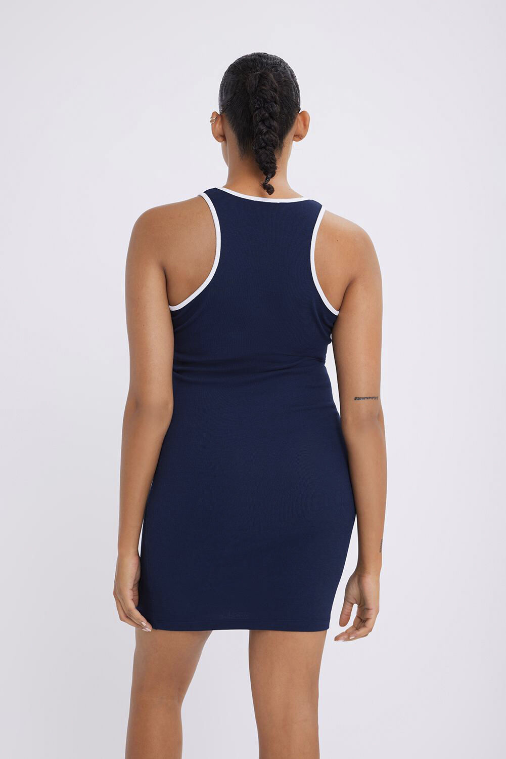 ENALLY SL CONTRAST DRESS 5314