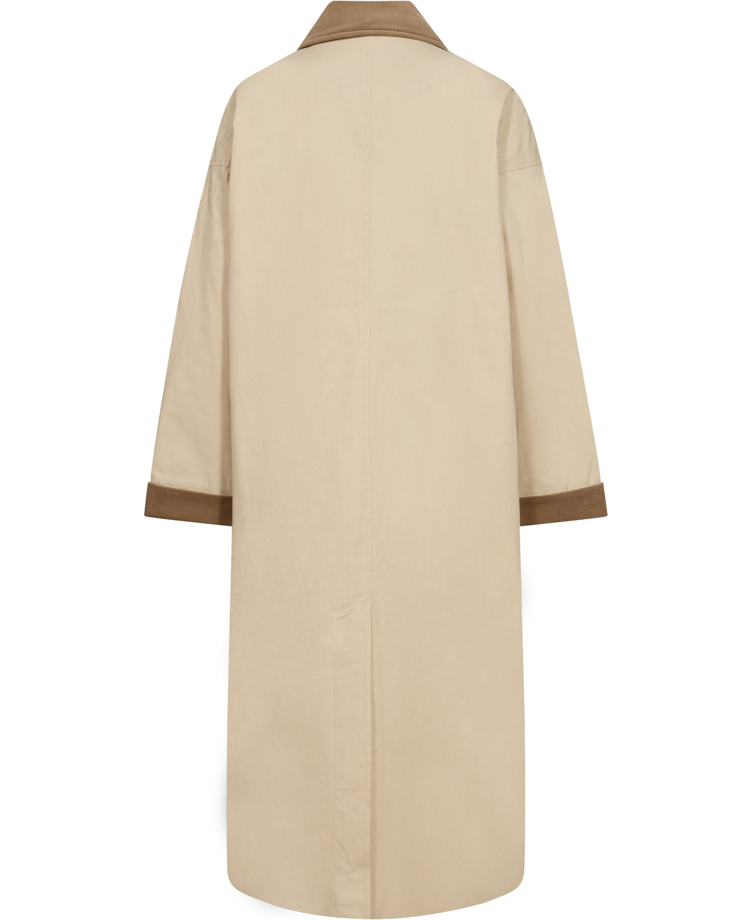 Emmy 1 coated jakke med fl&oslash;jskanter - GRS