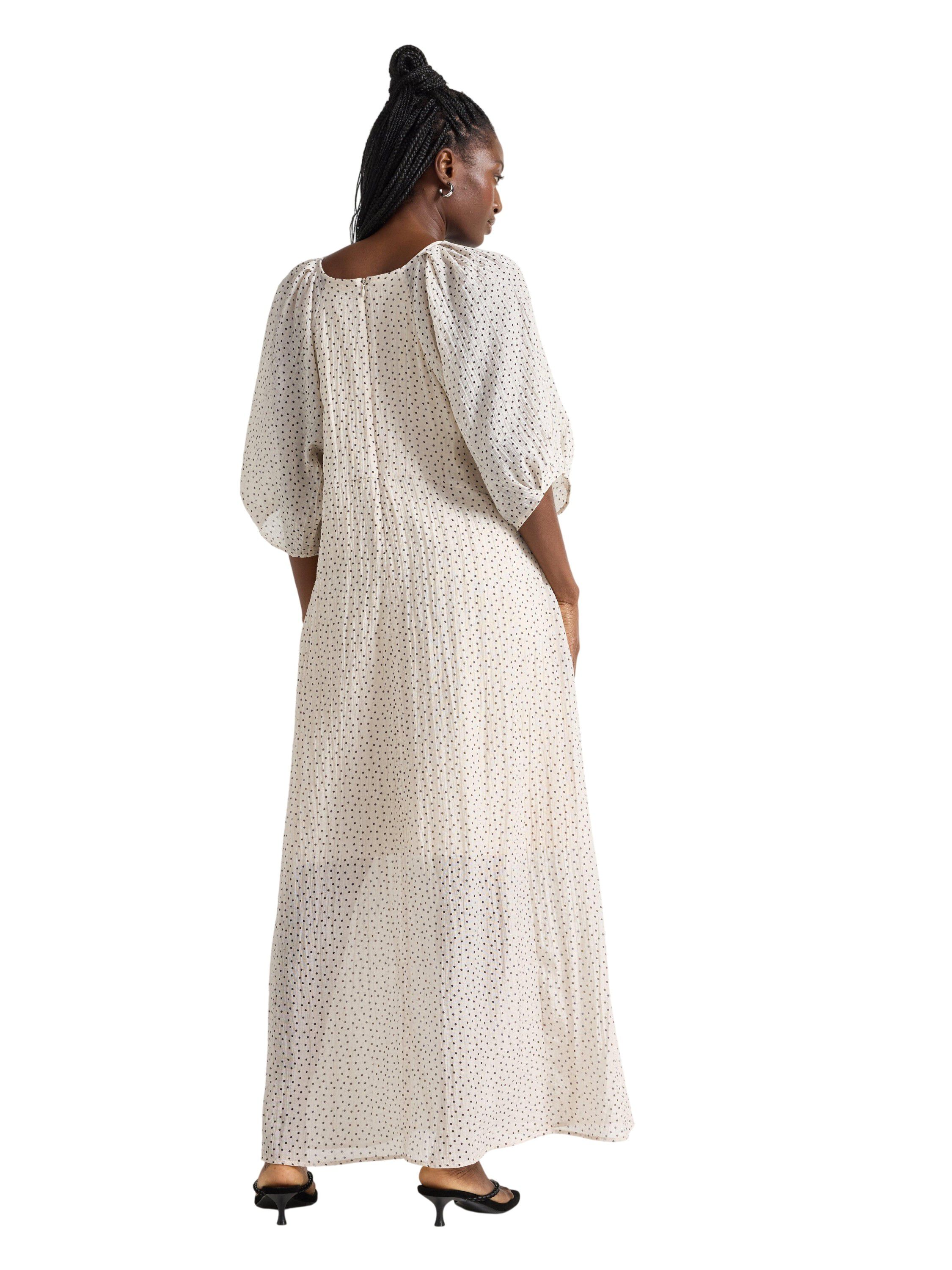 Woven maxi dress in soft viscose wi