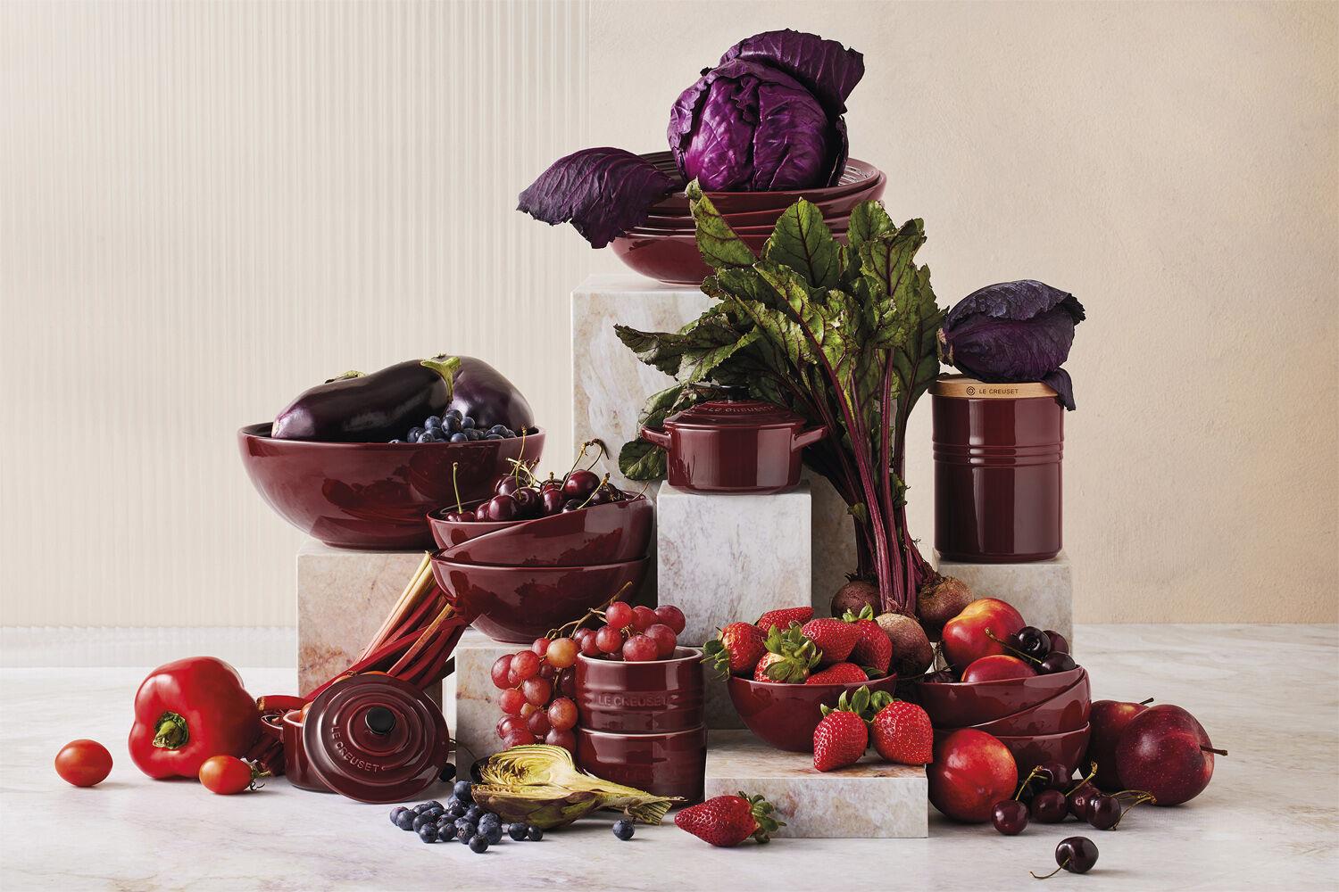 Dyb tallerken 16cm Garnet