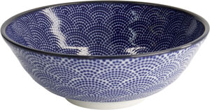 Nippon Bl&aring; ramen sk&aring;l 21x7,8cm 1000ml Prikker