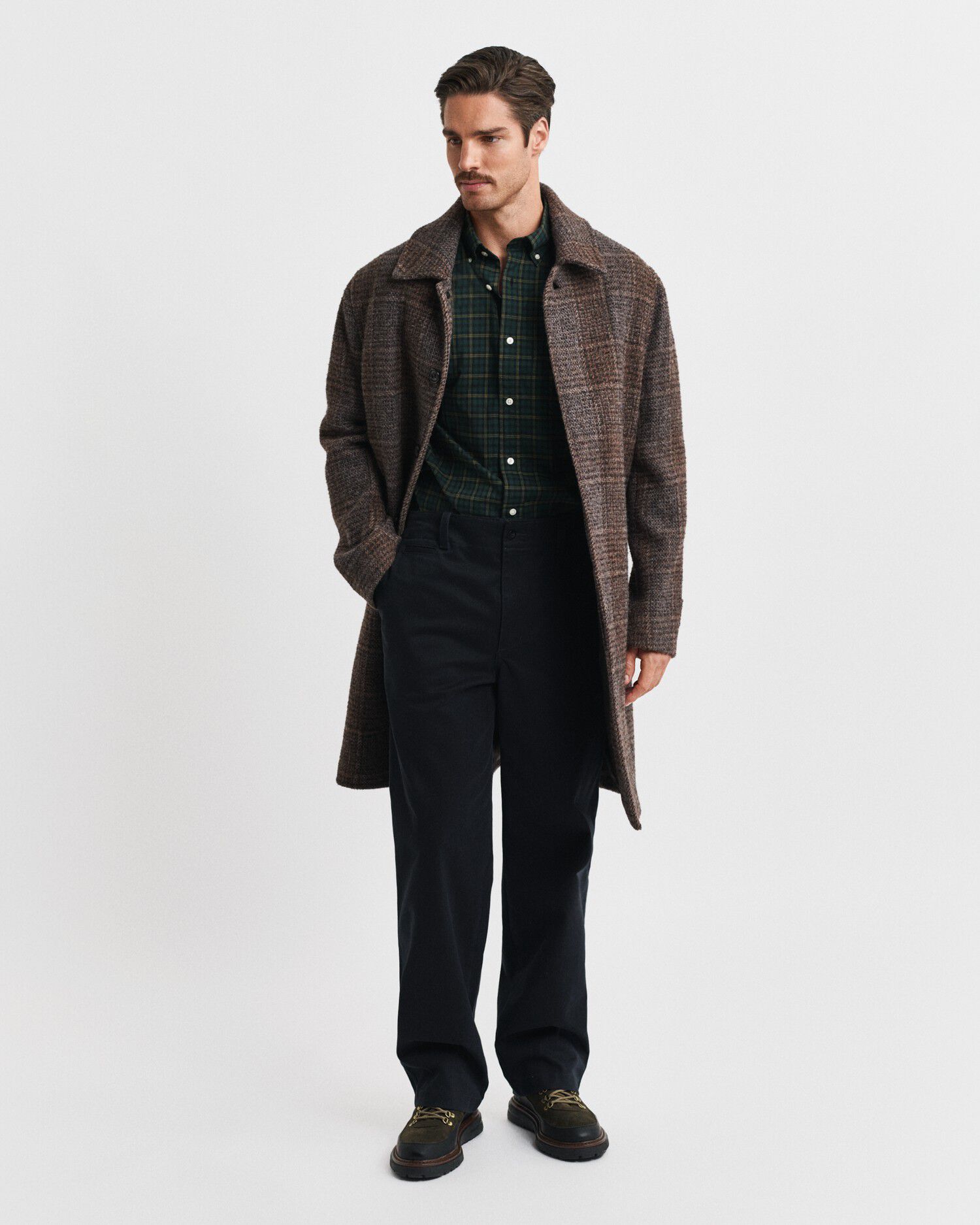 REG CLASSIC POPLIN CHECK SHIRT