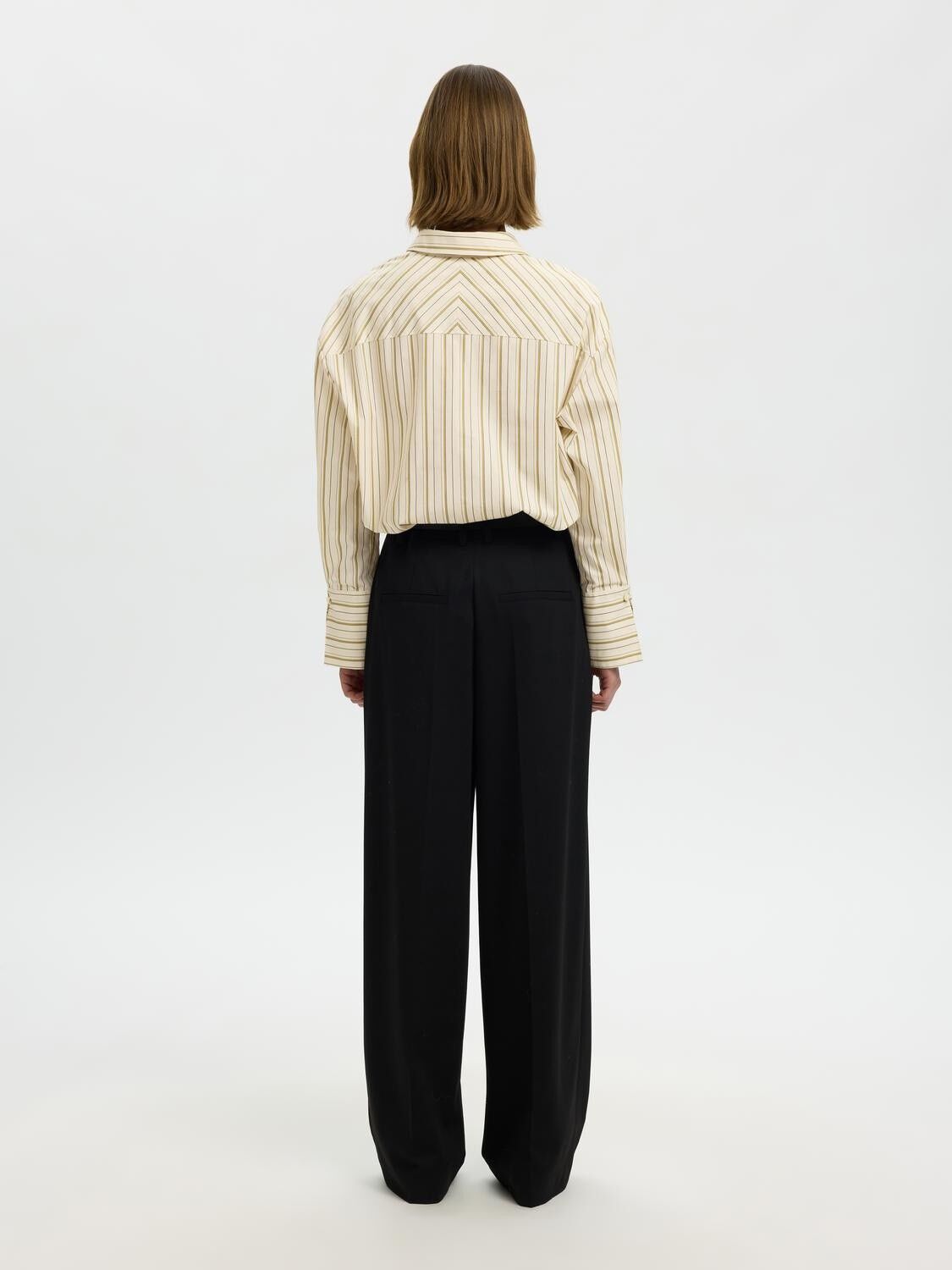 Slwdannie Ls Stripe Oversize Shirt Noos