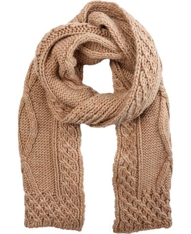 Knitted Scarf 160x25 - Camel
