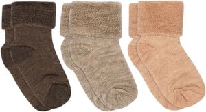 Wool baby socks - 3-pack