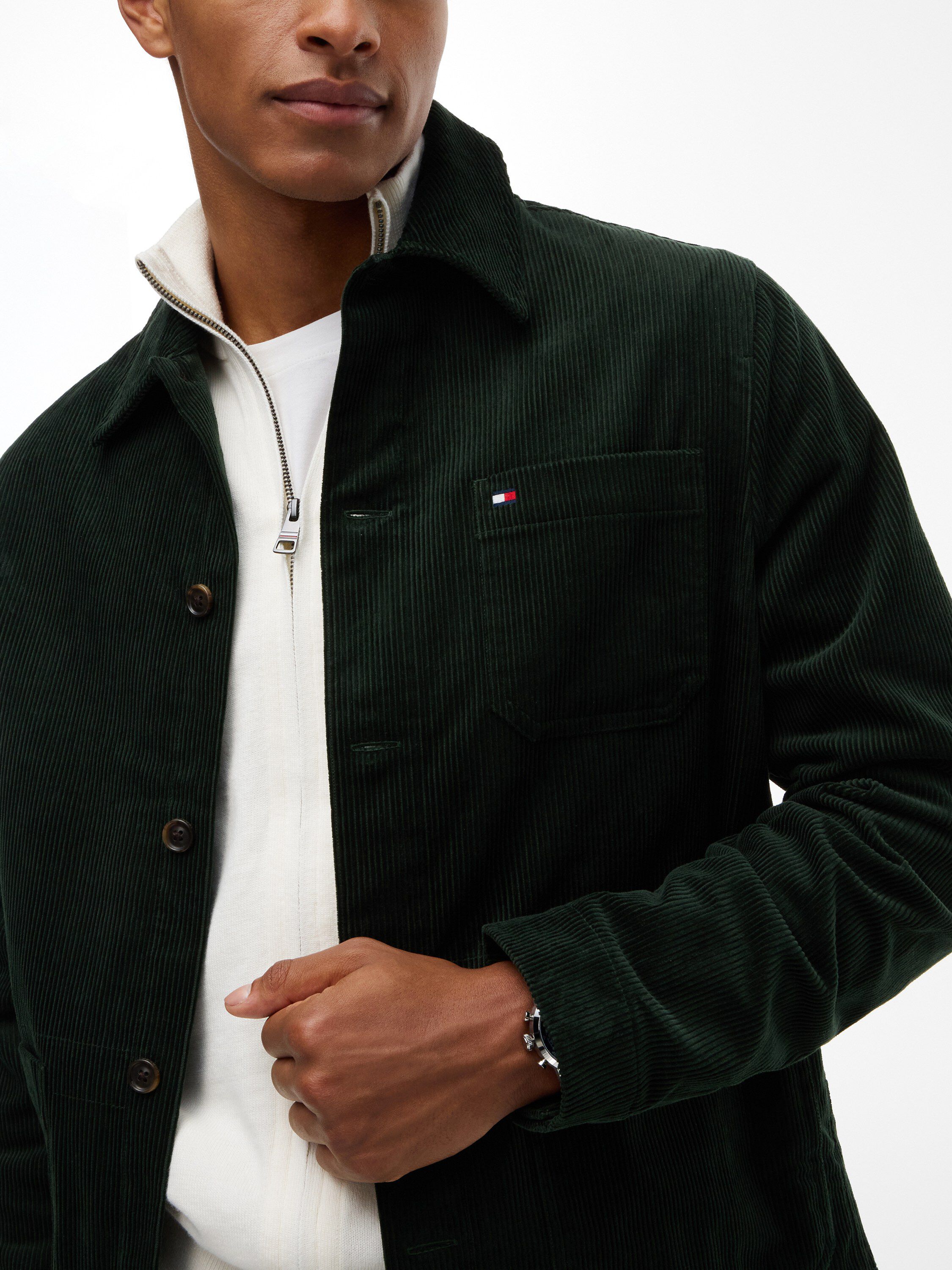 CORDUROY CHORE SHIRT JACKET