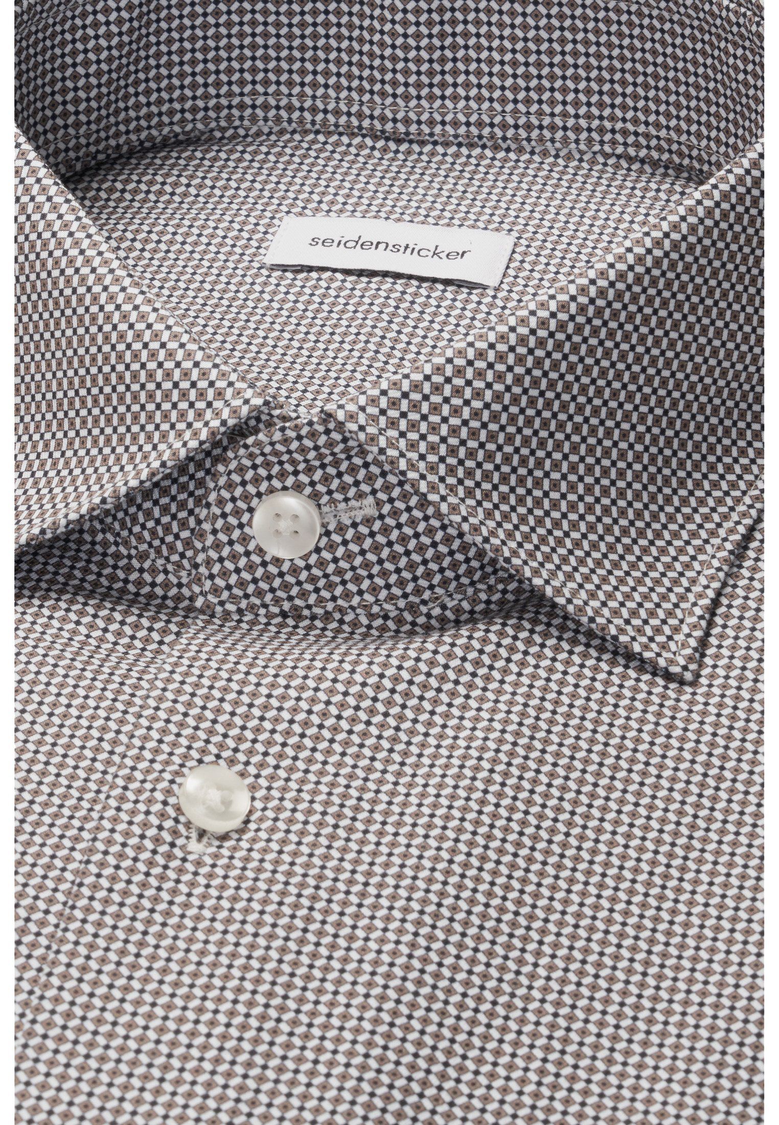 Business shirt Regular 1/1 Kent-Collar Print