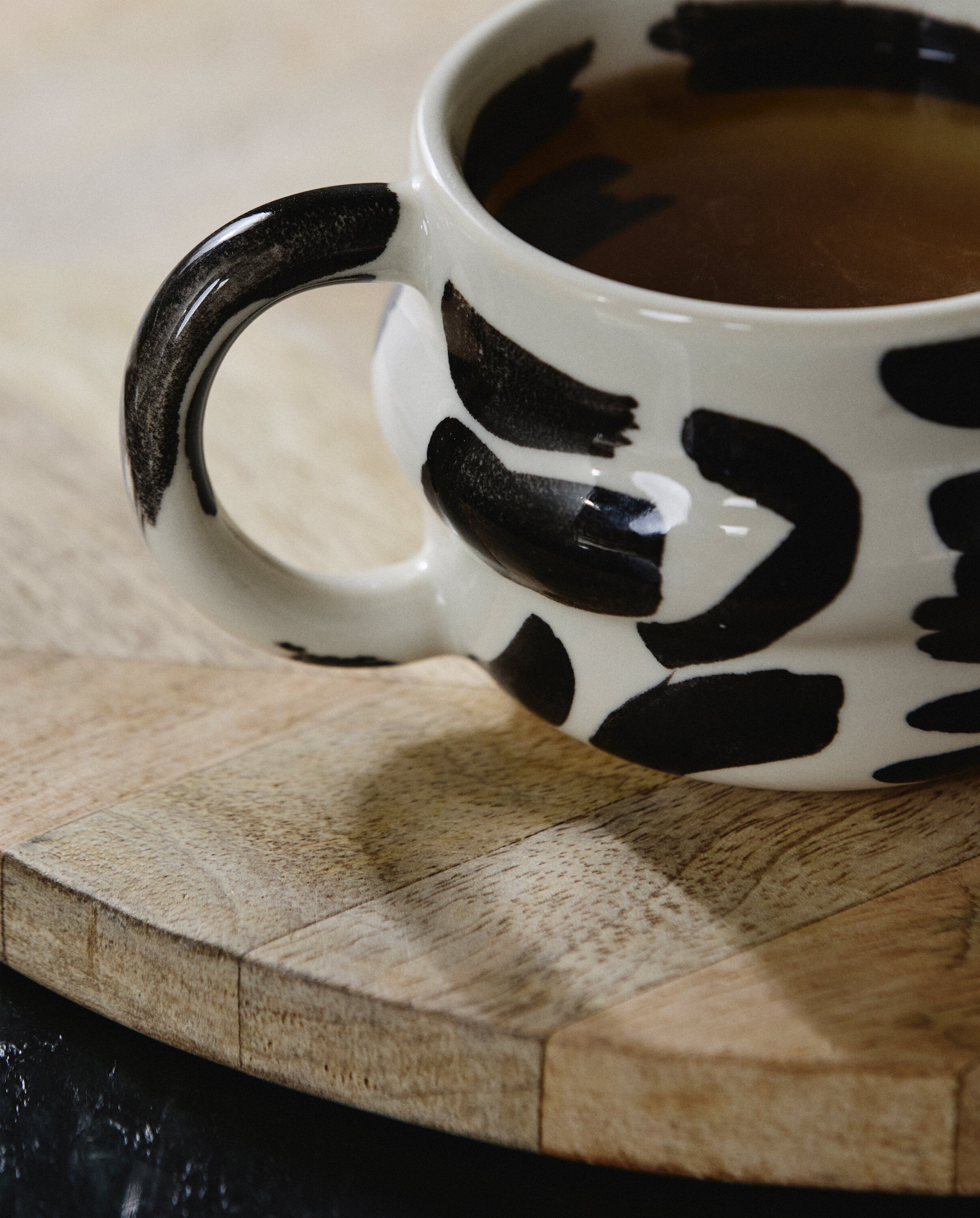 YSIA cup, colorblock - black/ivory