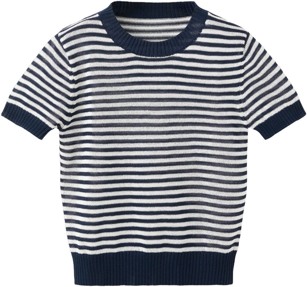 Crop striped sweater