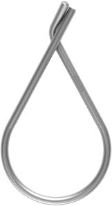 Key Ring, Stainless Steel, &Oslash;3,8