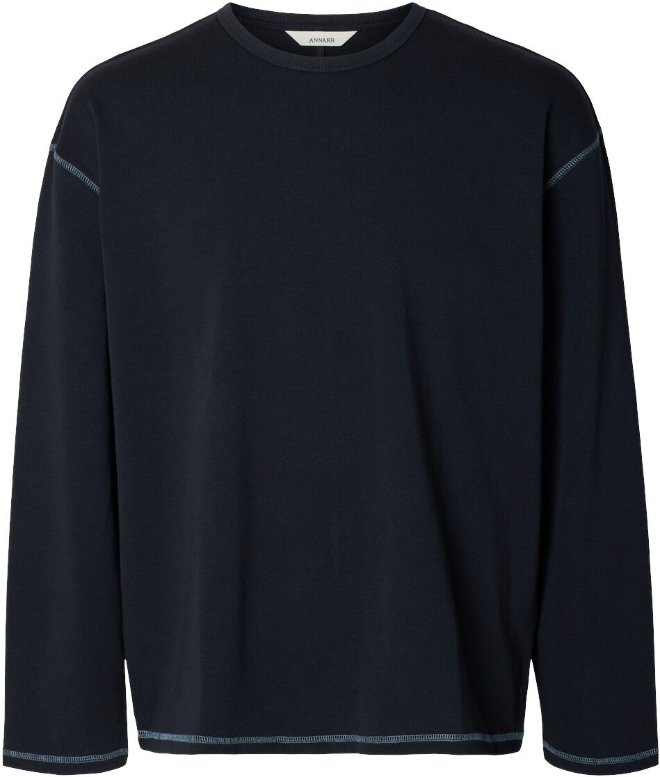 Anreske Stitches Ls O-Neck Tee