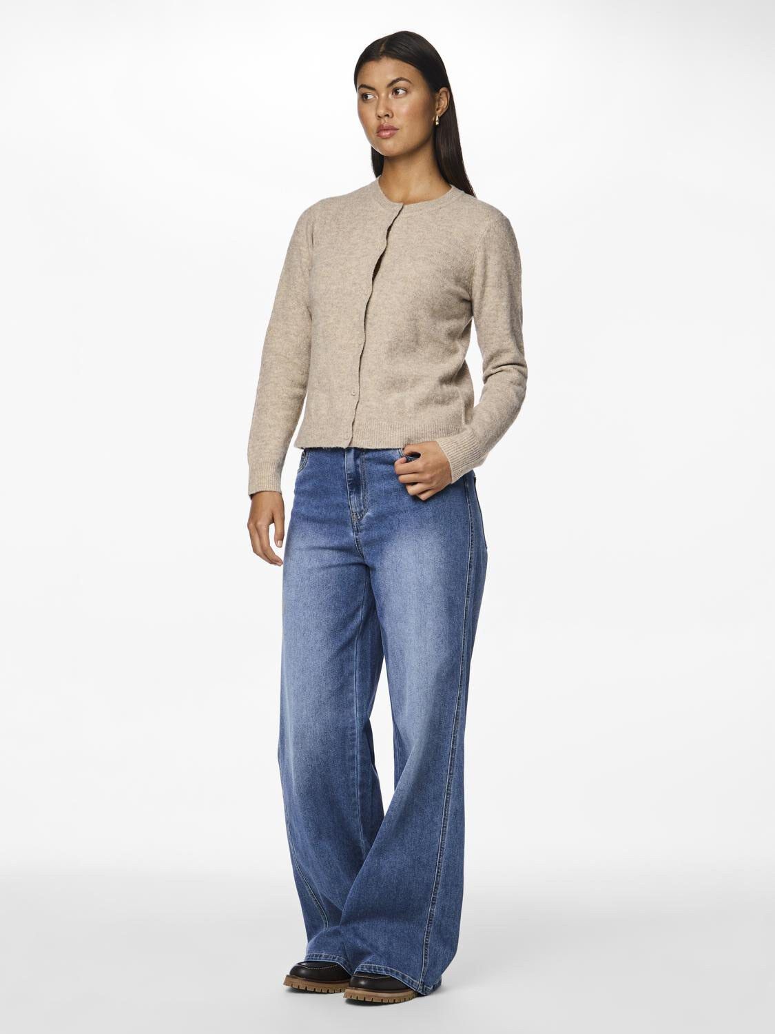 PCMALOU LS KNIT CARDIGAN NOOS BC