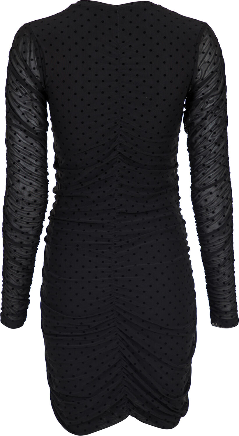 Helia mesh dot dress clearance