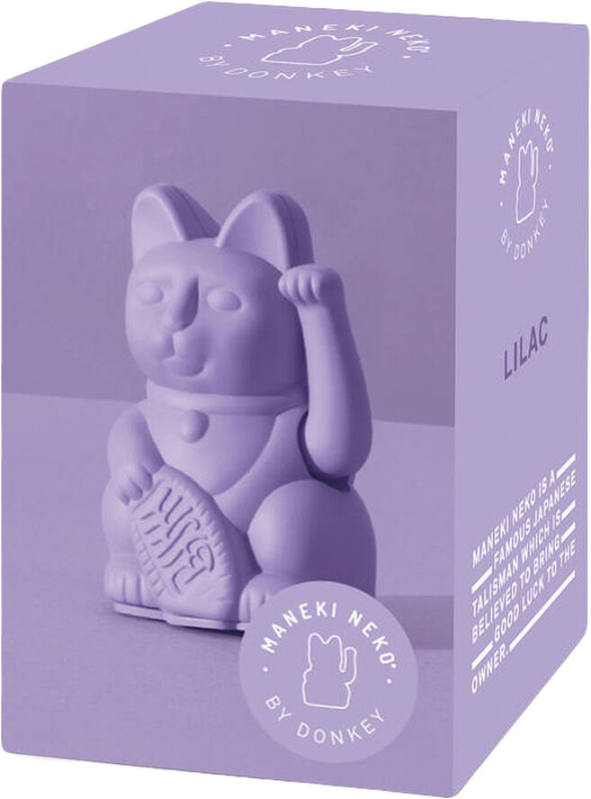 kande skrivning tolv Vinkende Kat - Maneki-Neko - Mini Lucky Cat Lilac fra Donkey | 149.95 DKK |  Magasin.dk