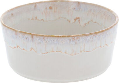 Gres sk&aring;l hvid 50 cl &Oslash;14cm H6cm