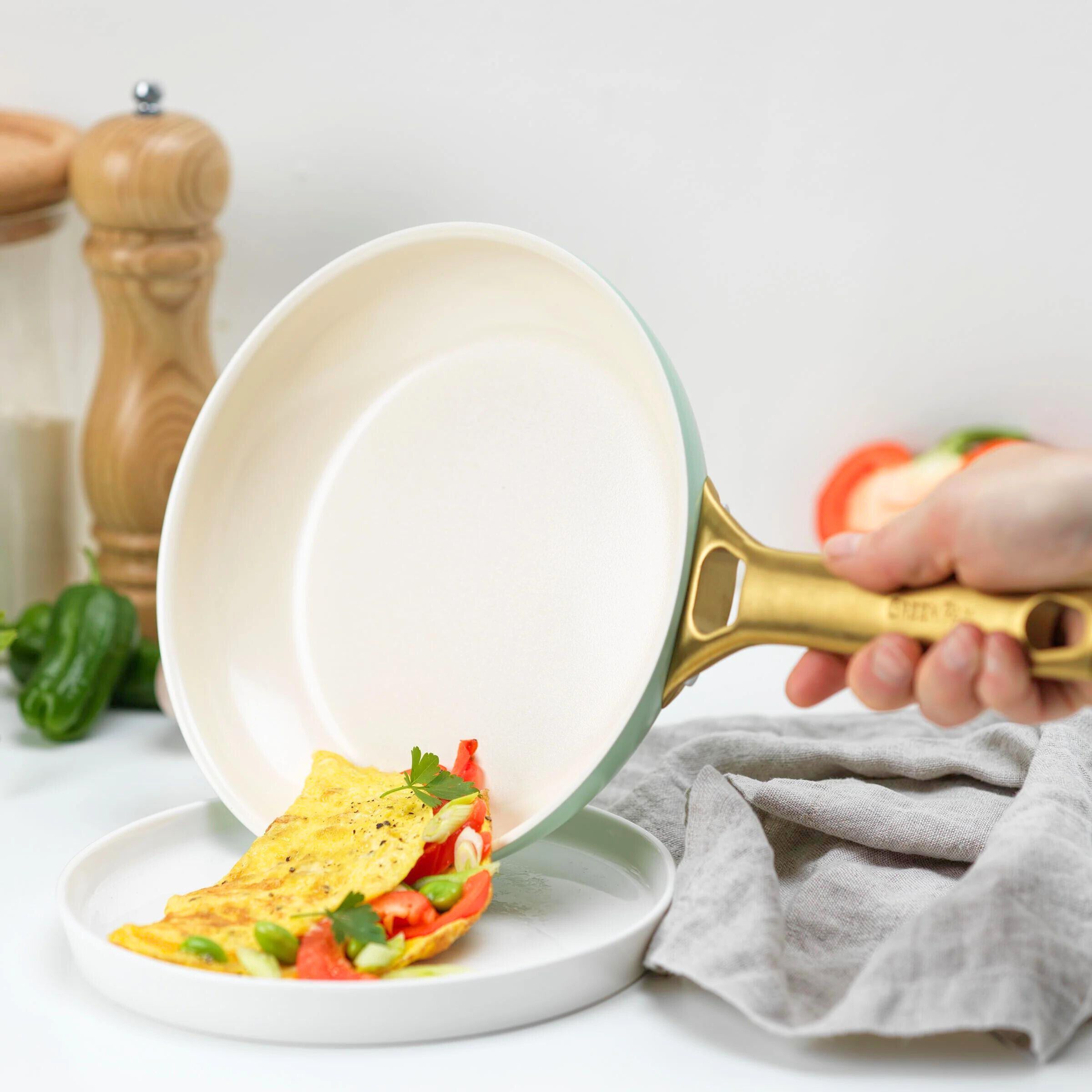 Greenpan Padova Frypan set. 20cm+26cm Pastel Green