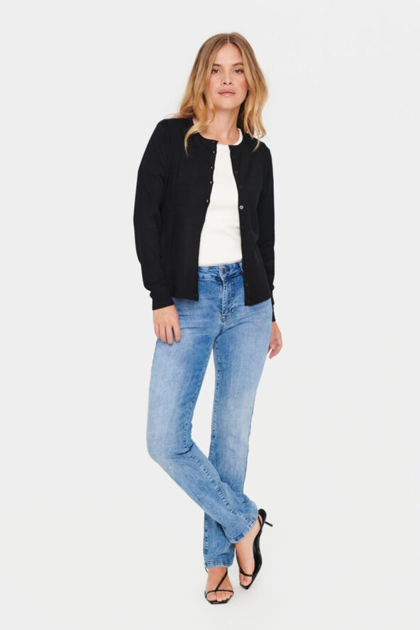 R-neck cardigan