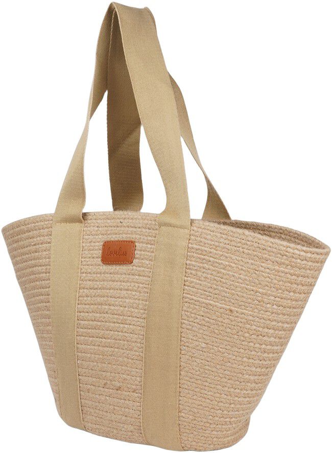 PEPPINO - JUTE BAG WITH COTTON HANDLES 45 X 40 CM