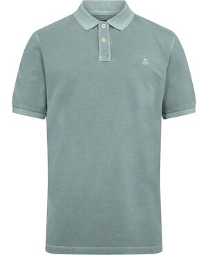 Poloshirt, short sleeve, rib detail