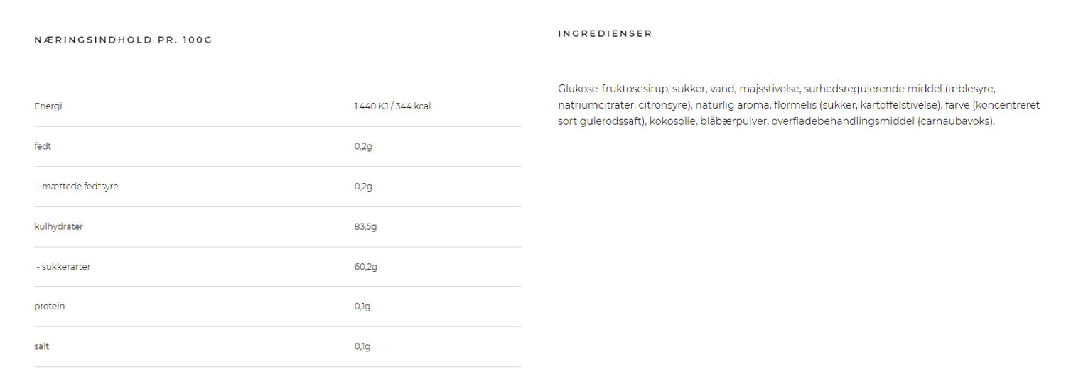 Hyldeblomst med Bl&aring;b&aelig;r - regular cube 240 gr