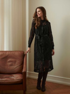 RWAlice Lace LS Shirt Dress