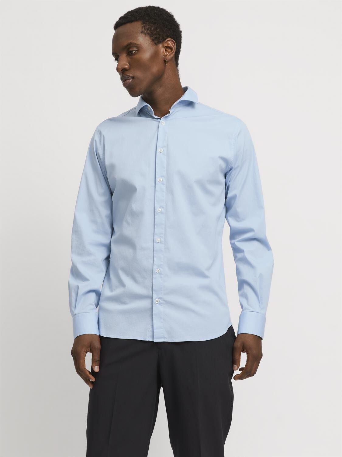 JPRBLAJAXON STRETCH SHIRT L/S NOOS