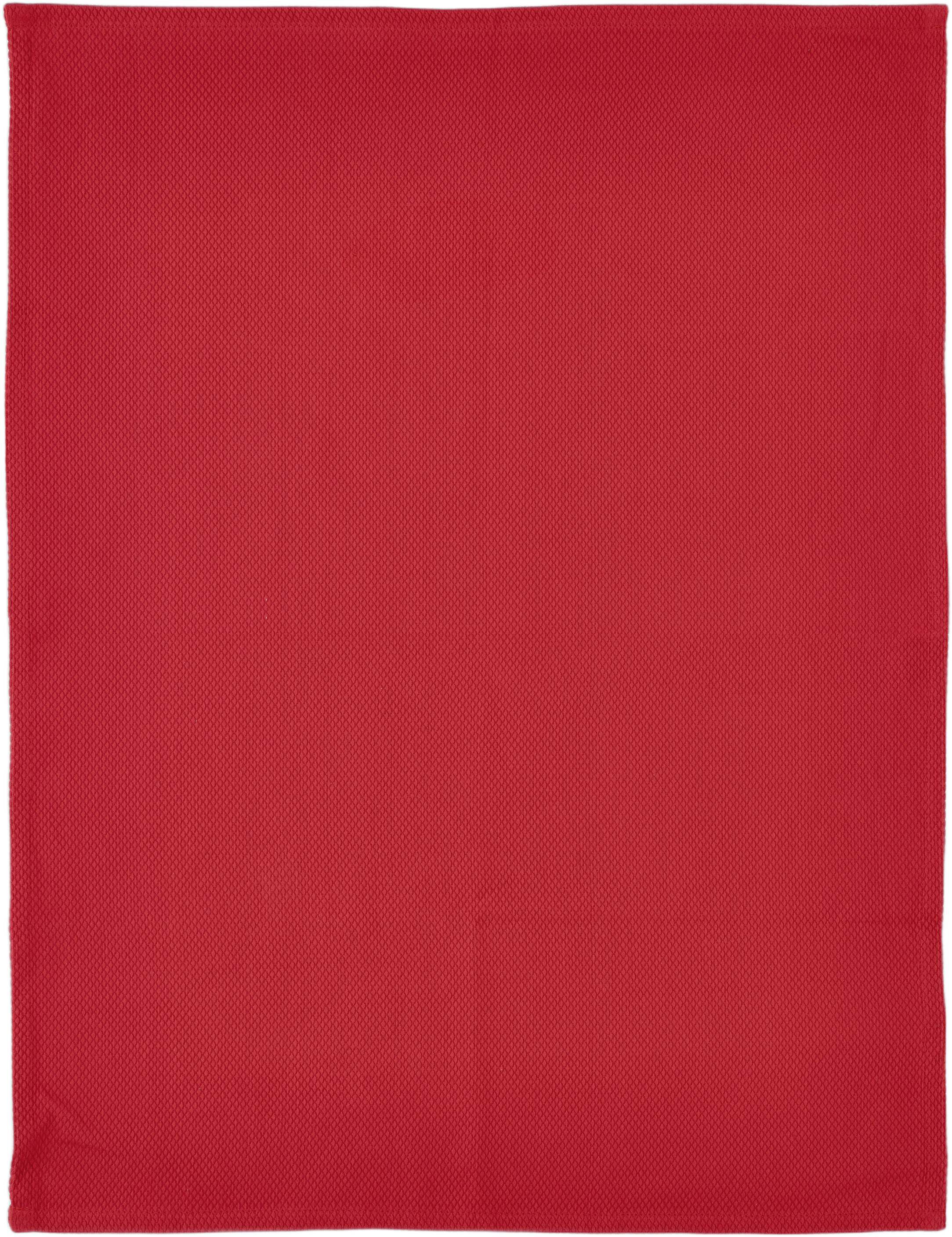 Viskestykke Diamond 50x70 cm R&oslash;d