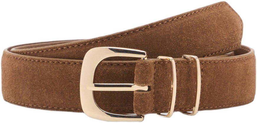 Suede belt