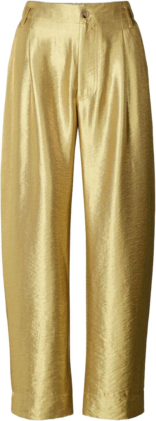 Woven gold pants - Thalia