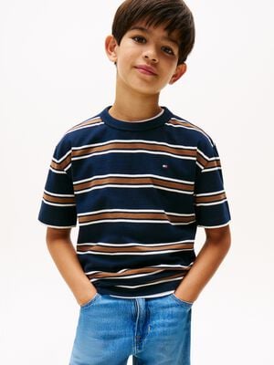 COTTON STRIPE TEE SS