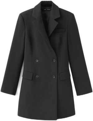 Double-breasted blazer-style dress