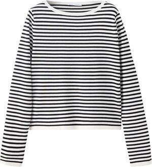 Knit striped sweater