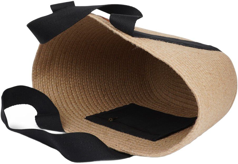 PEPPINO - JUTE BAG WITH COTTON HANDLES 45 X 40 CM