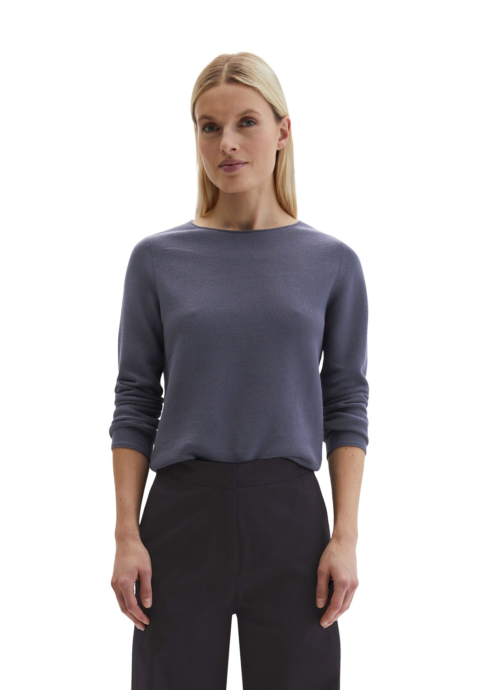 Pullover, longsleeve, boat neck