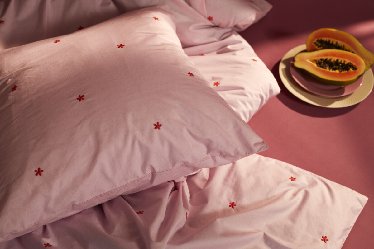 Daisy Senget&oslash;j 140x220 cm pink/r&oslash;d DK