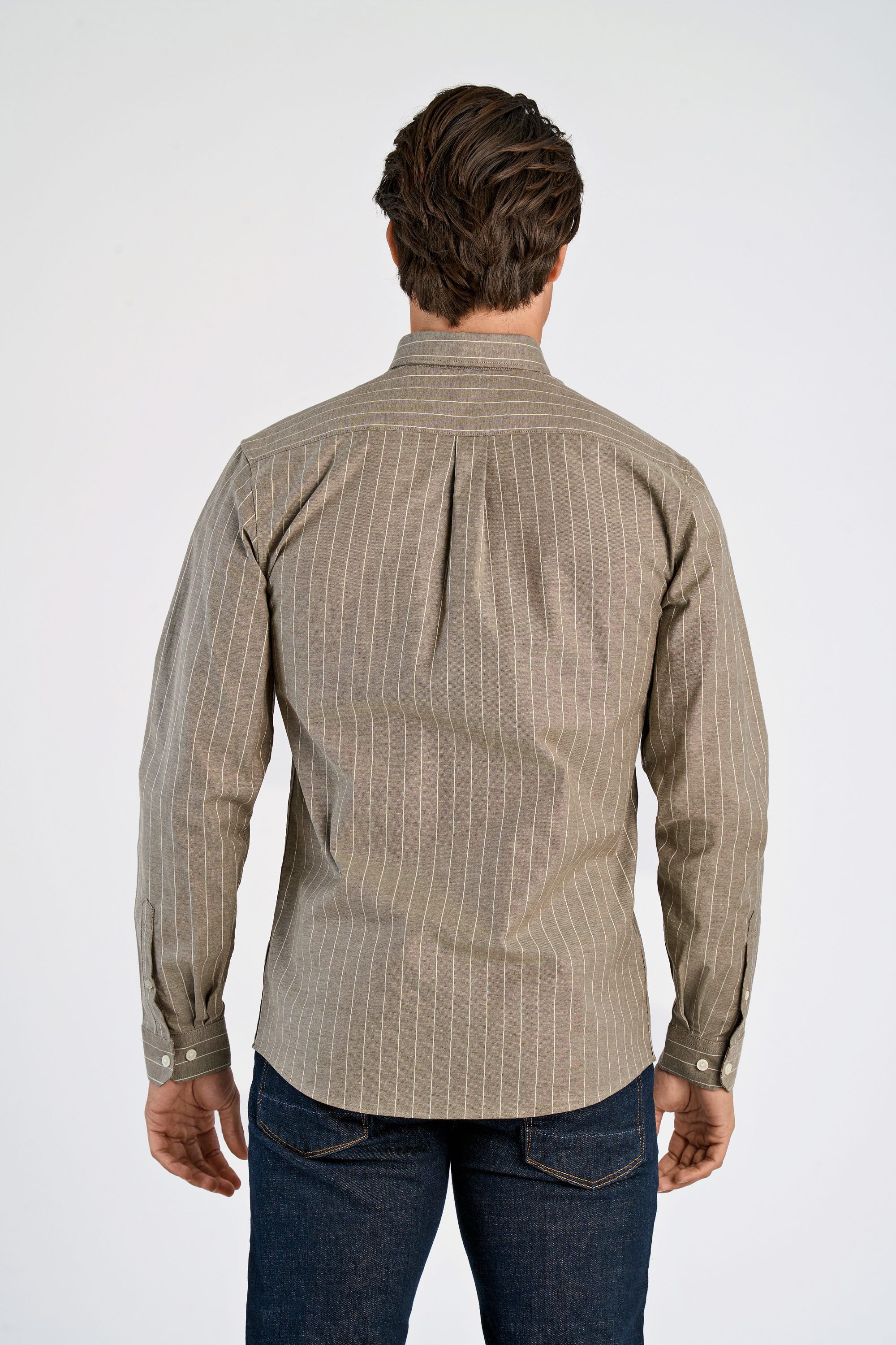 Striped superflex oxford L/S