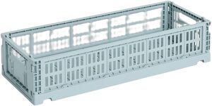 HAY Colour Crate Mini-Oblong-Dusty blue