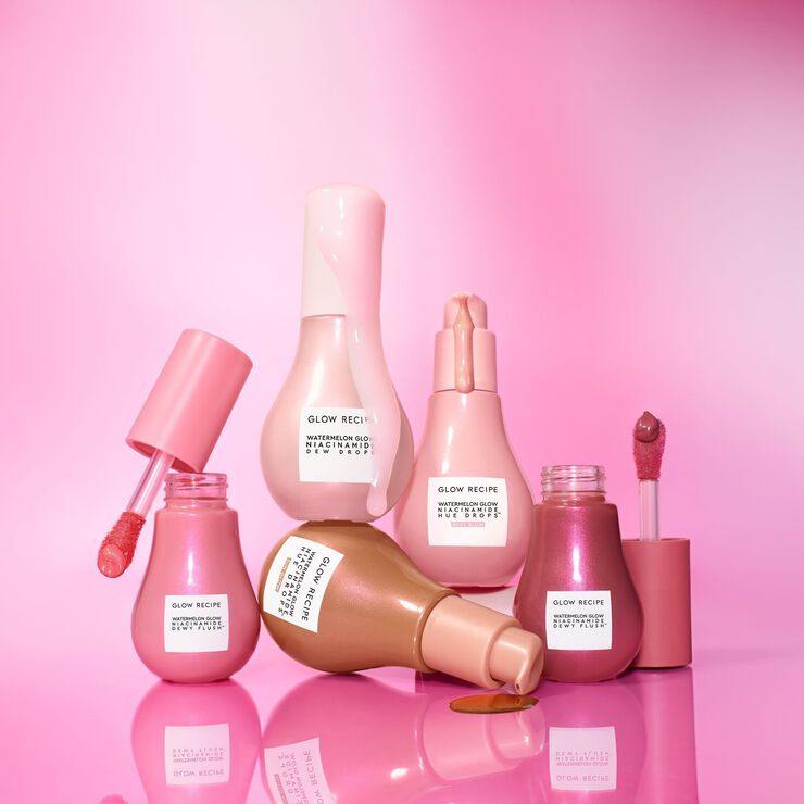 Watermelon Glow Hue Drops - Tonede rosa dråber med niacinamid