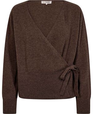 Merino wrap cardigan
