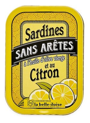 Benfri sardiner med olivenolie og citron