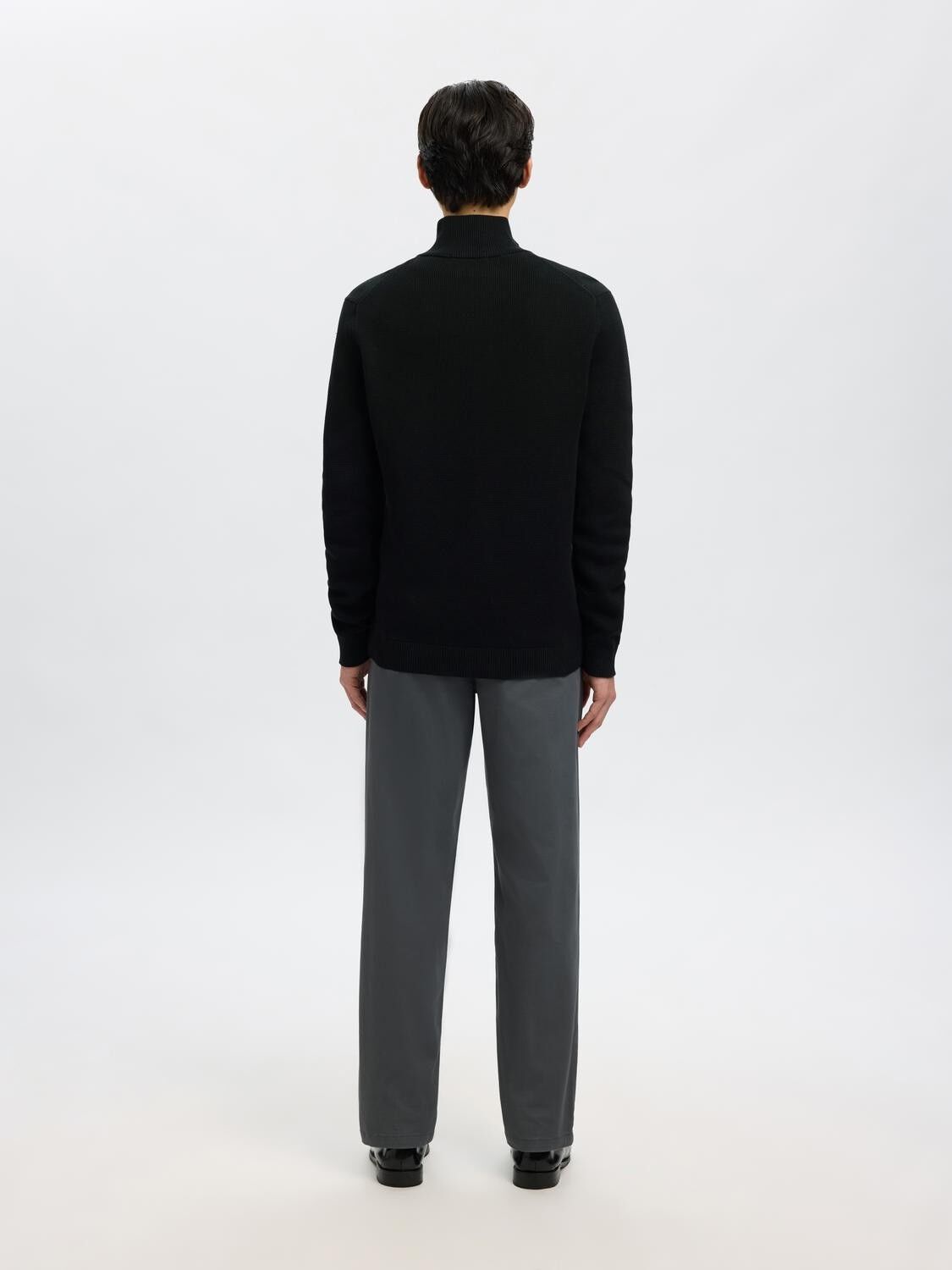 SLMDANE LS KNIT STRUCTURE FULL ZIP