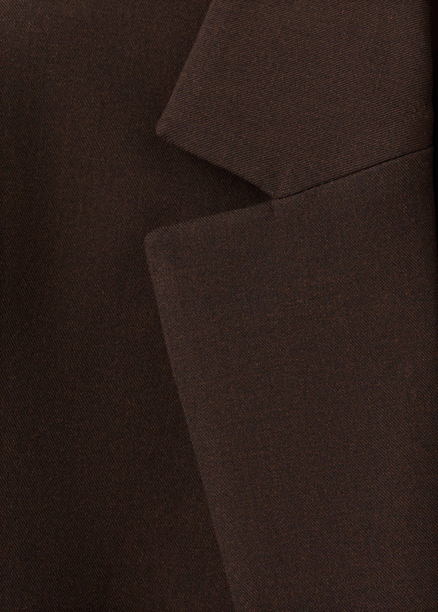 Straight-fit suit jacket