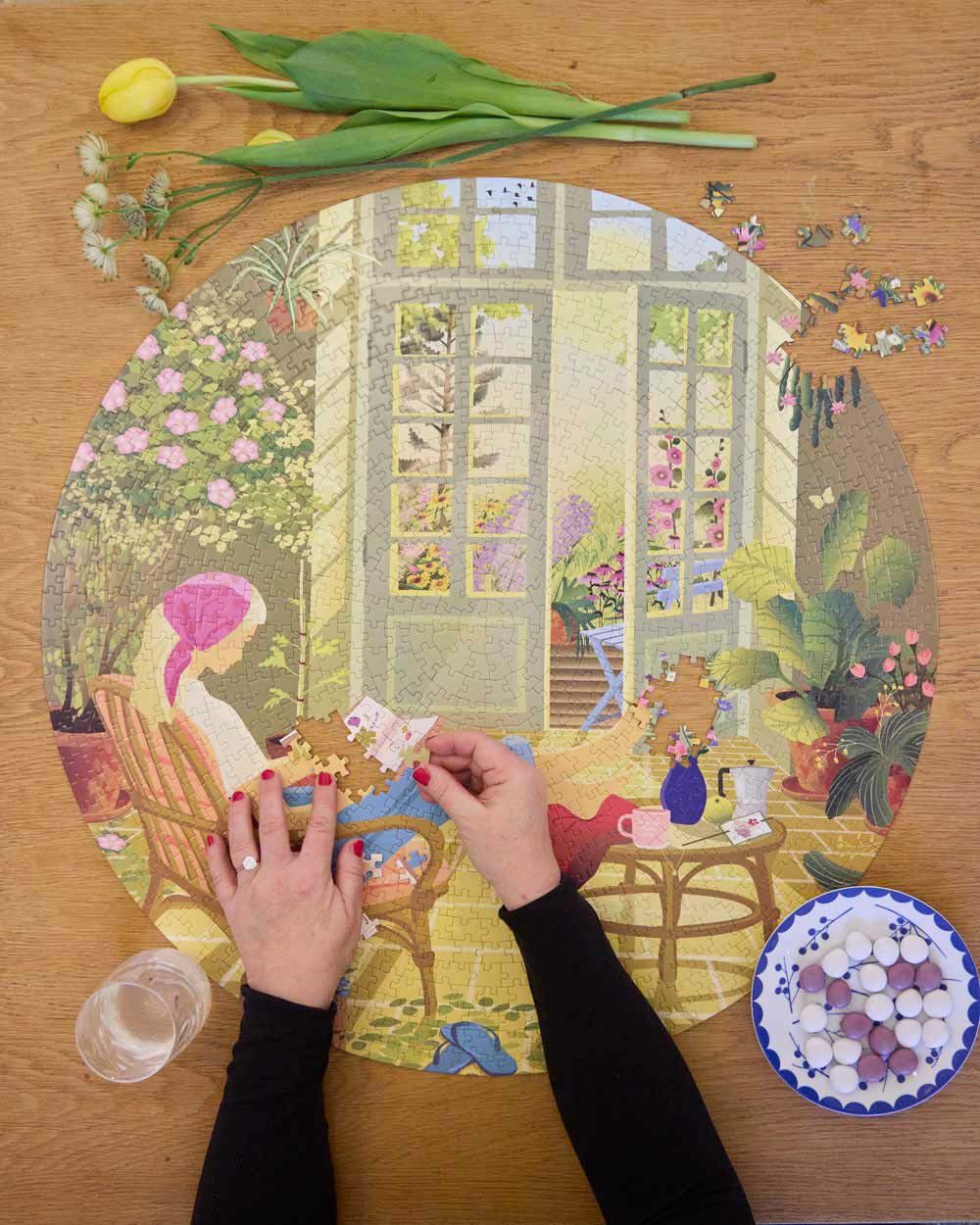 MORNING GLOW - puslespil med 1000 brikker