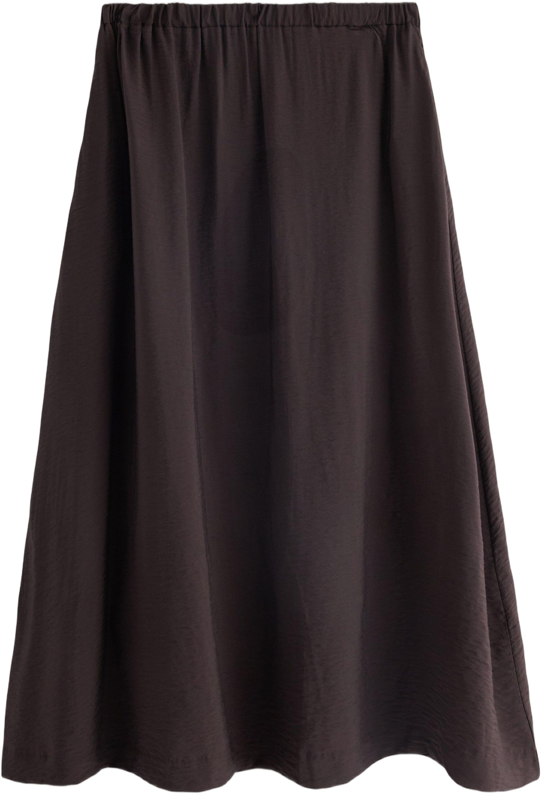 Woven maxi skirt in viscose with a